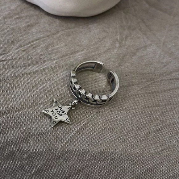 🌟 Insta star sterling silver open ring - Picture 3 of 6
